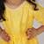 Sunshine sparkle girls sharara set yellow printed festive wear