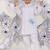 Crab crawl boys kurta set playful lilac with crab embroidery