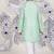 Dragonfly dream boys kurta set soothing mint with dragonfly embroidery