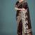 sky blue banarasi satin silk meenakari zari weaving pattern saree