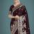 sky blue banarasi satin silk meenakari zari weaving pattern saree