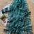 Emerald Zari Floral Embroidery With Sequins Work Crushed silk blend Saree