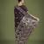 wine woven banarasi satin silk saree