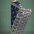blue woven banarasi satin silk saree