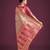 rani pink and gold soft banarasi satin silk saree with blouse piece