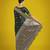 dark green soft banarasi zari woven satin silk saree with blouse piece 
