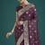 wine soft banarasi zari woven satin silk saree with blouse piece 