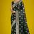 dark green wear banarasi satin silk zari weaving saree