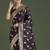 wine wear banarasi satin silk zari weaving saree