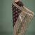 maroon with gold border banarasi zari woven satin saree