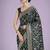 dark green zari woven banarasi satin silk saree