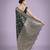 dark green zari woven banarasi satin silk saree