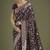 wine zari woven banarasi satin silk saree