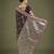 wine zari woven banarasi satin silk saree