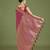 rani pink banarasi satin silk golden meenakari work saree