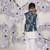 Teal tribe boys nehru jacket set tribal print over kurta pajama