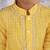 Sunshine spark boys kurta yellow geometric print with white pajama