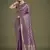purple banarasi satin silk zari weaving saree