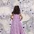 Lilac bloom girls skirt set floral printed top & frill skirt