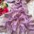 Lavender Color Zari Embroidery With Sequins Work Georgette Saree