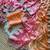 Orange Silver Thread Embroidered Dual Tone Fandy silk blend Saree