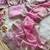 Pink Color Silver Thread Embroidery Work Dual Tone Fandy Silk Saree