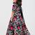 Multicolor floral printed chanderi lehenga