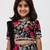 Multicolor floral printed chanderi lehenga