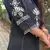 Black Embroidered South Cotton Kurta and Pant Set