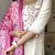 Off White Embroidered Khadi Cotton Suit Set with Dupatta