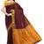 ISHIN Poly silk Paithani Brown Saree-STCS-22
