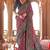 Rani pink georgette patola print saree with blouse