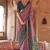 Lavender georgette patola print saree with blouse