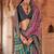 Lavender georgette patola print saree with blouse