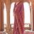 Magenta georgette patola print saree with blouse