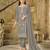 Mehendi  color embroideried faux georgette semi stitched salwar suit