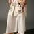Ivory printed chanderi silk kurta set