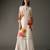 Ivory printed chanderi silk kurta set