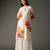 Ivory printed chanderi silk kurta set