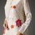 Ivory printed chanderi silk kurta set