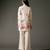Ivory printed chanderi silk kurta set
