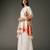 Ivory printed chanderi silk kurta set