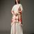 Ivory printed chanderi silk kurta set
