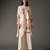 Ivory printed chanderi silk kurta set