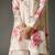 Ivory printed chanderi silk kurta set