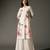 Ivory printed chanderi silk kurta set