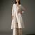Ivory printed chanderi silk kurta set