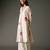 Ivory printed chanderi silk kurta set