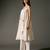 Ivory printed chanderi silk kurta set