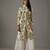 Ivory floral printed chanderi silk kurta set